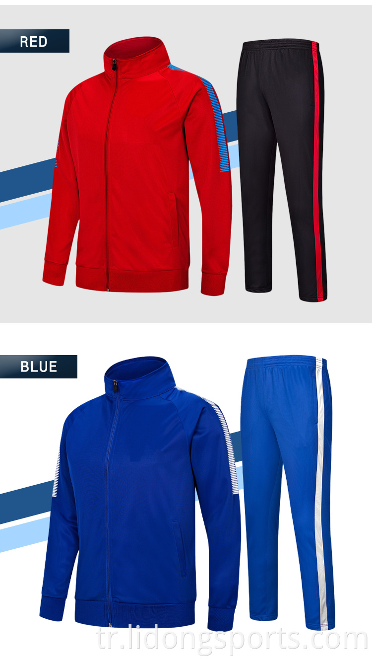 Lidong Yeni Tasarım Spor Parkur Takımları/Özel Süblimasyon Boş Jogging Wear Erkekler